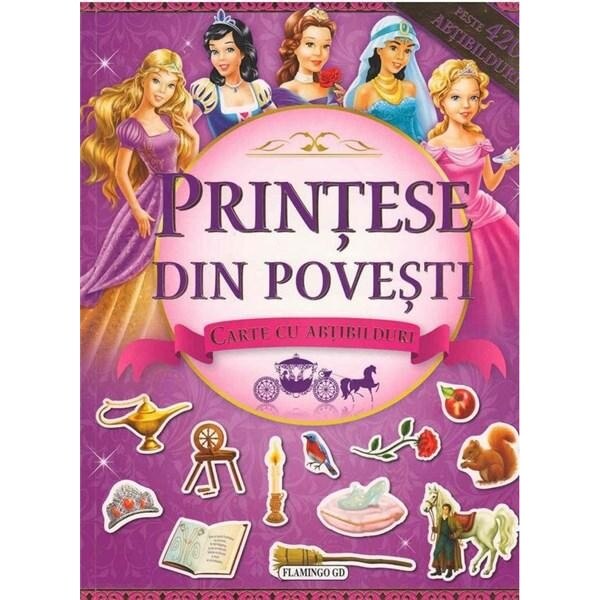 Printese din povesti. Carte cu abtibilduri