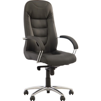 Scaun directorial BOSTON, Negru piele ecologica Scaun directorial BOSTON, Negru piele ecologica