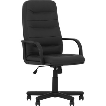 Scaun directorial EXPERT, Negru piele ecologica Scaun directorial EXPERT, Negru piele ecologica