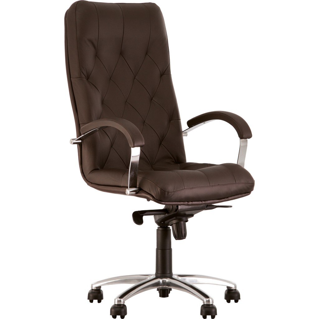 Scaun directorial CUBA, Brun inchis piele naturala