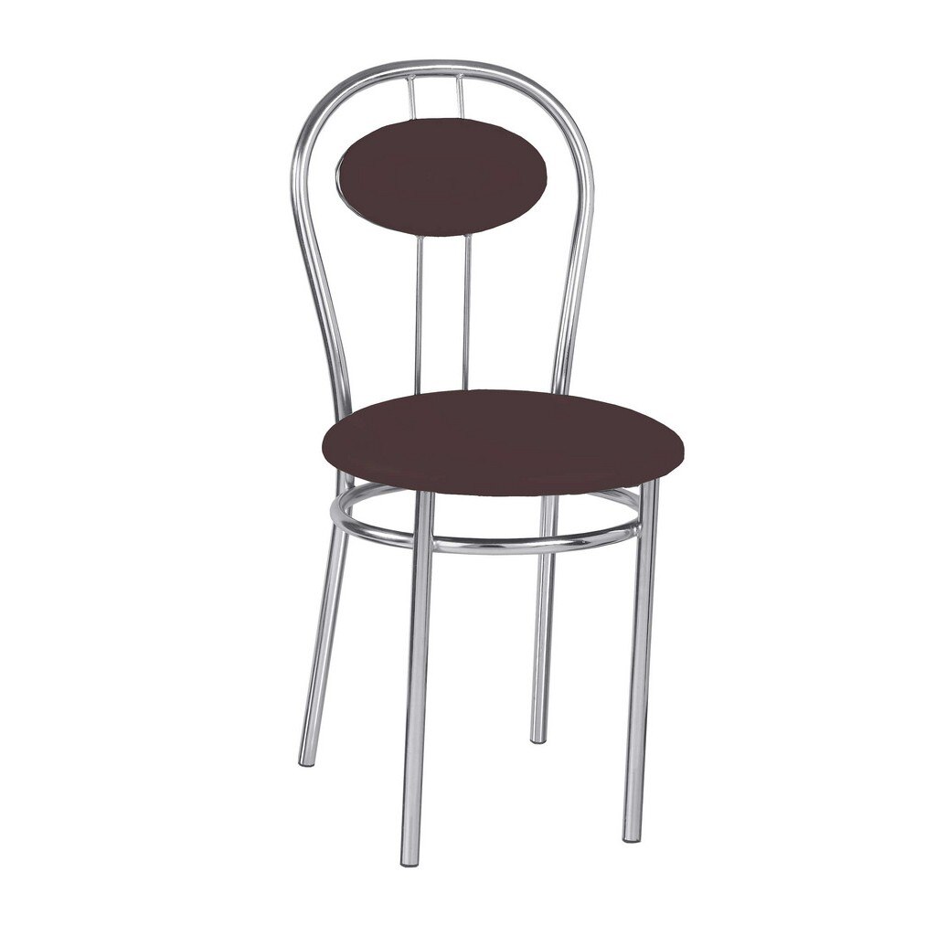 Scaun bucatarie TIZIANO, Wenge piele ecologica