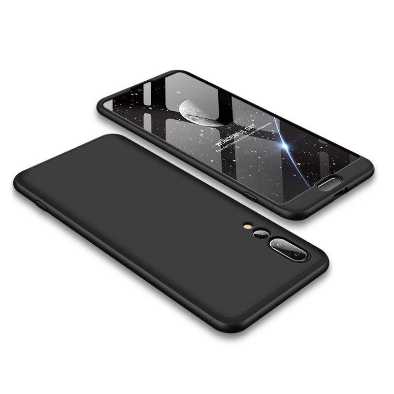 Husa de protectie pentru Huawei P20 Pro, Protectie 360, Negru