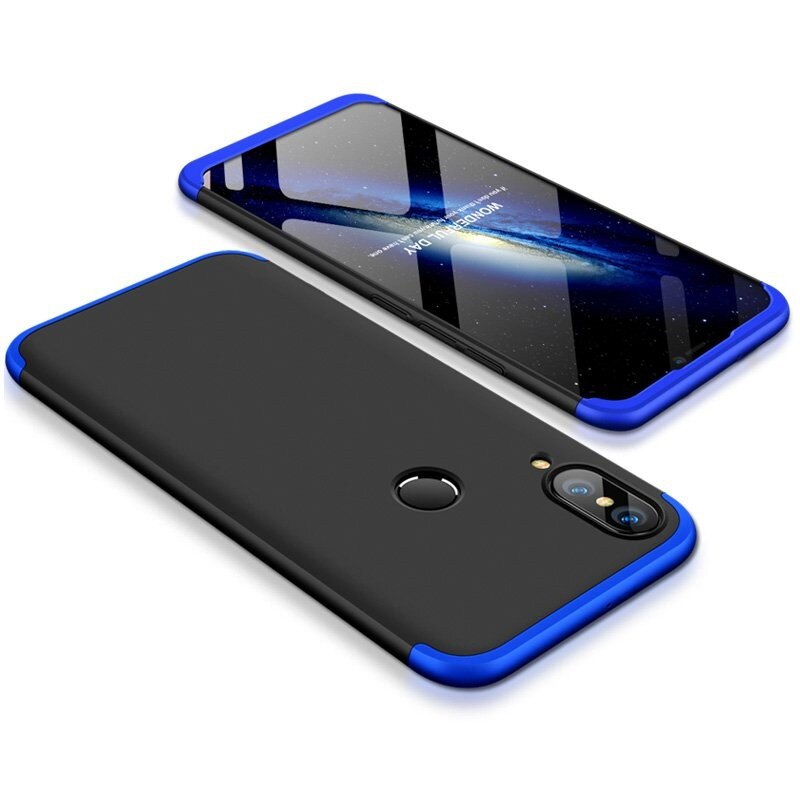 Husa de protectie Inny pentru Huawei P20 Lite, Albastru/Negru