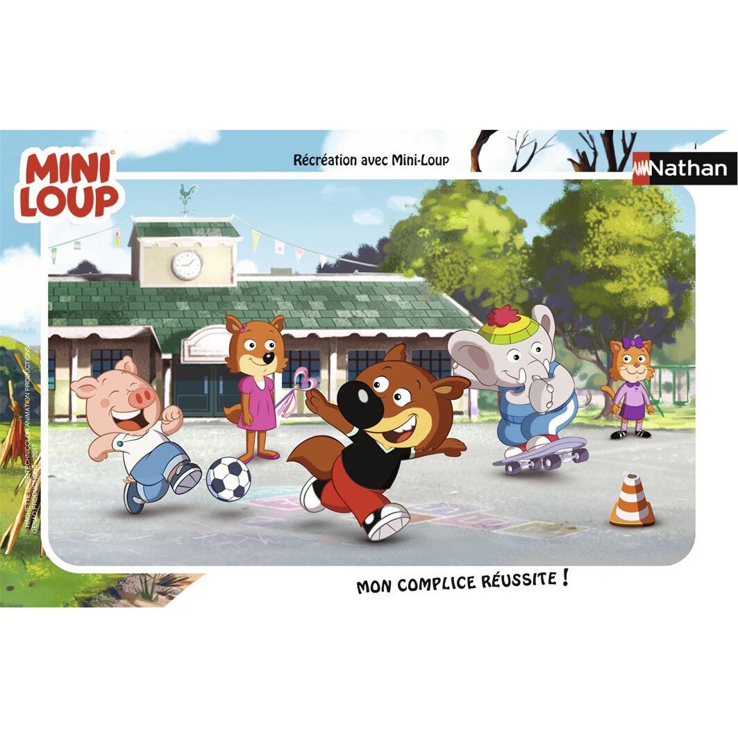 Puzzle Nathan - Mini-Loup, 15 piese (62466)