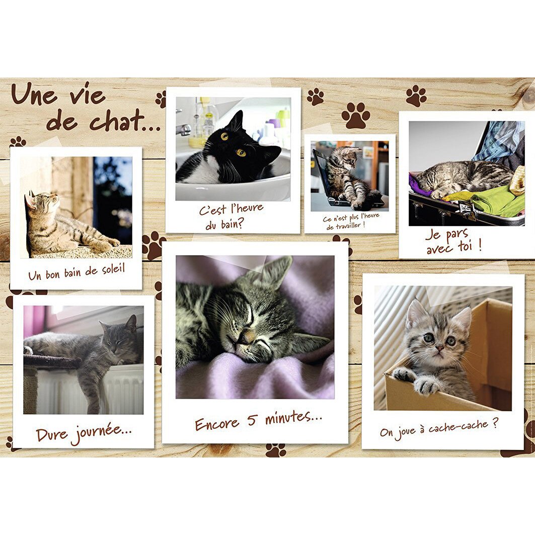 Puzzle Nathan - Une Vie de Chat, 1.500 piese (55351)