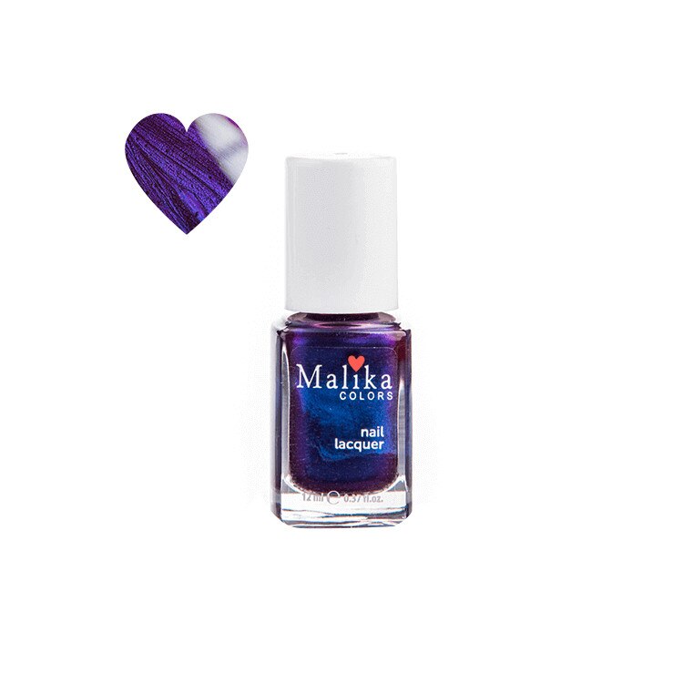 Lac de unghii Malika Colors Amethist Collection mov metalizat