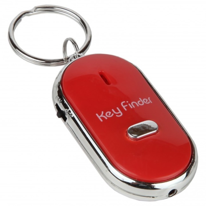 Ключодържател с аларма за намиране на ключовете, Key Finder, Червен