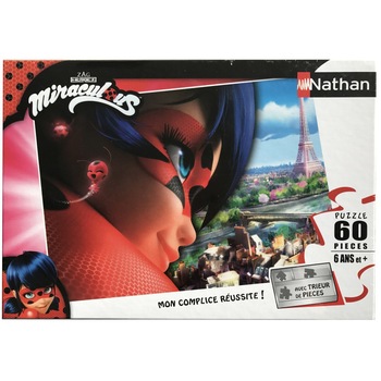 Puzzle Nathan - Lady Bug, 60 piese (55753) Puzzle Nathan - Lady Bug, 60 piese (55753)
