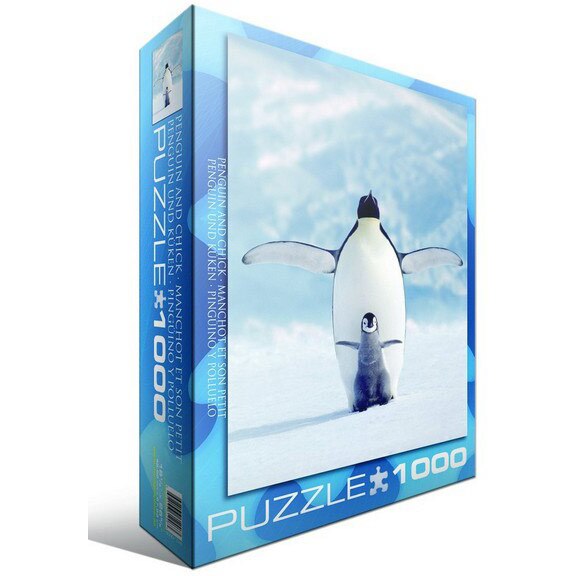 Puzzle Eurographics - Penguin and Baby, 1.000 piese (4571)