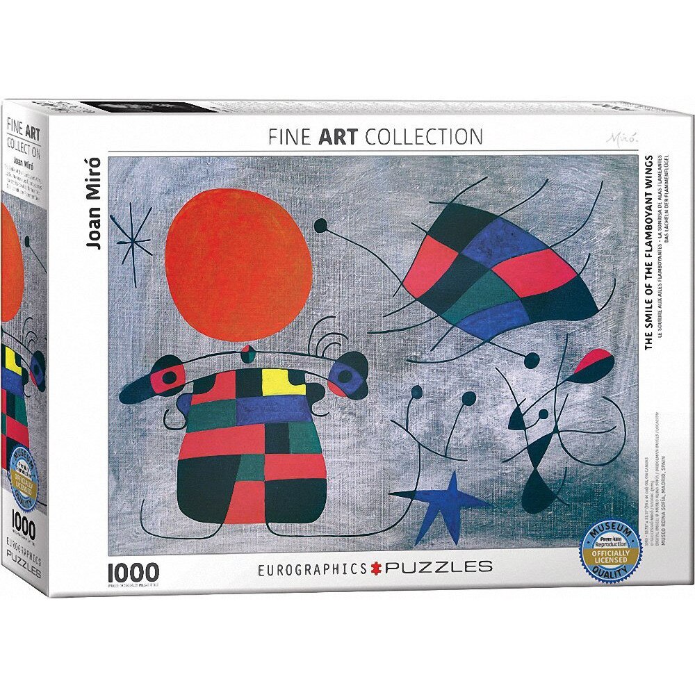 Puzzle Eurographics - Joan Miro: Le Sourire aux Ailes Flamboyantes, 1.000 piese (53413)
