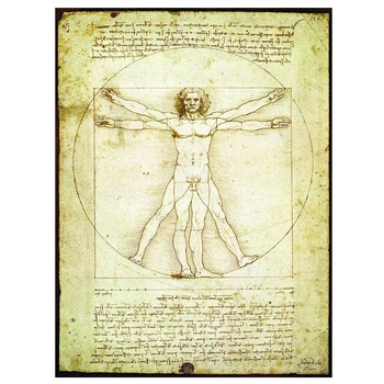 Puzzle Eurographics - Leonard de Vinci: Vitruvian Man, 1.000 piese (42525) Puzzle Eurographics - Leonard de Vinci: Vitruvian Man, 1.000 piese (42525)