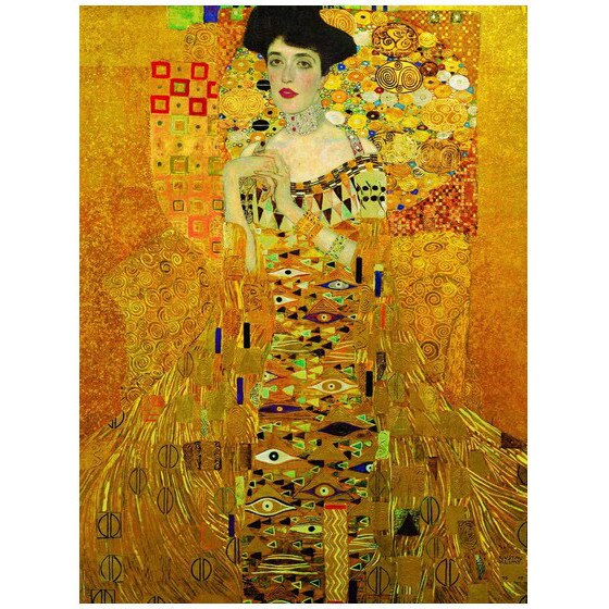 Puzzle Eurographics - Gustav Klimt: Bildnis Adele Bloch-Bauer, 1.000 piese (42537)