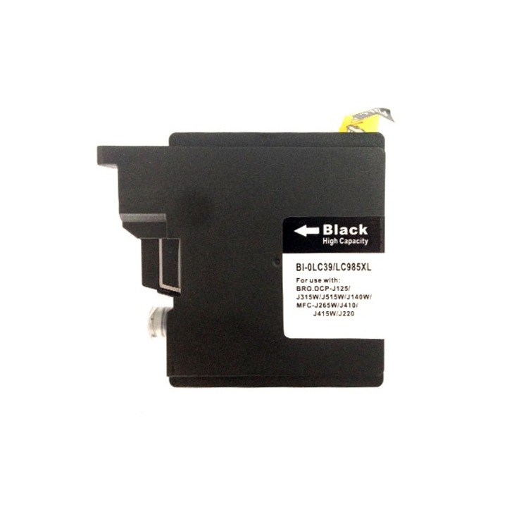HQ Premium Brother LC985 LC-985 Черен (BK@28 ml) Рециклирана мастилена касета