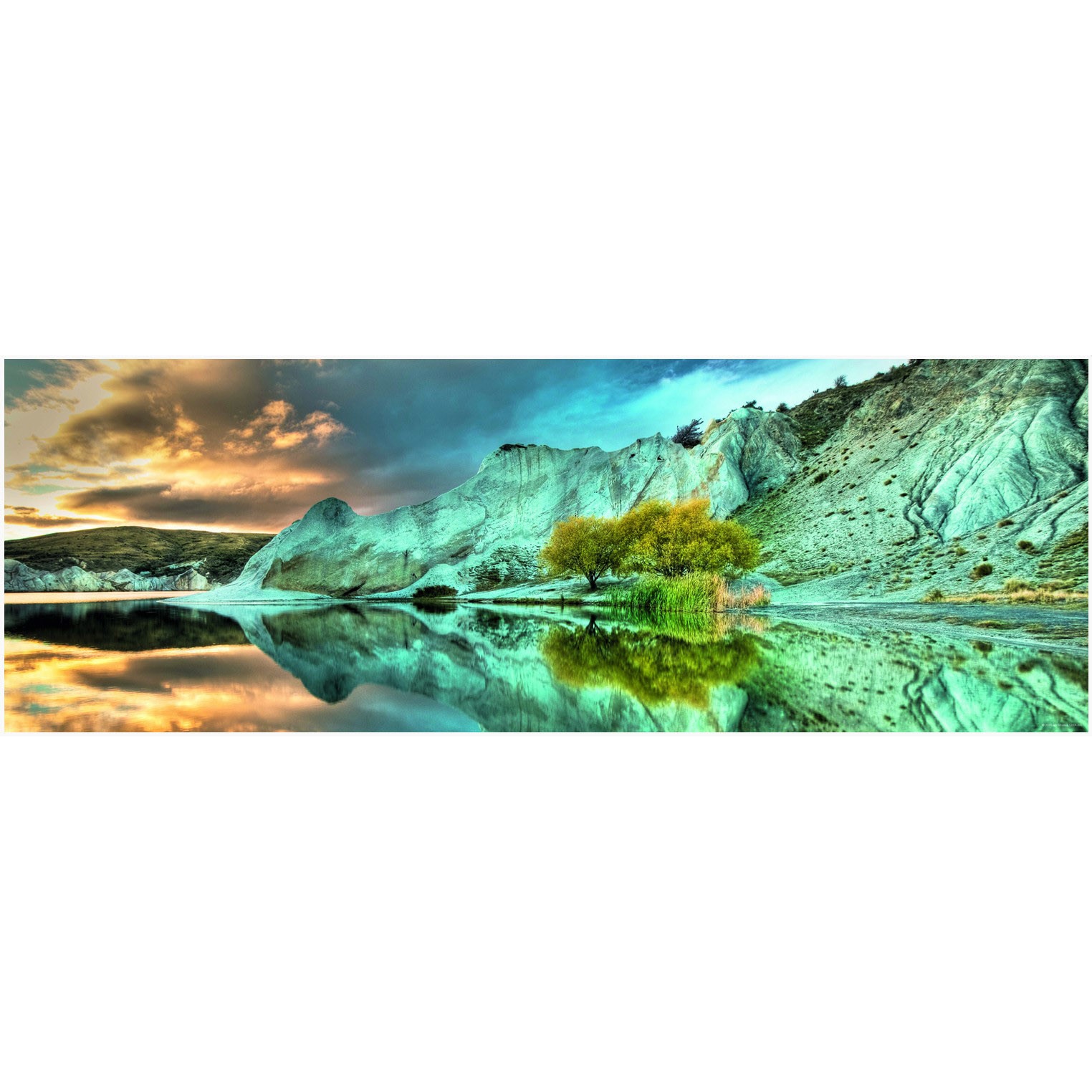 Puzzle panoramic Heye - Blue Lake, 1.000 piese (51794)