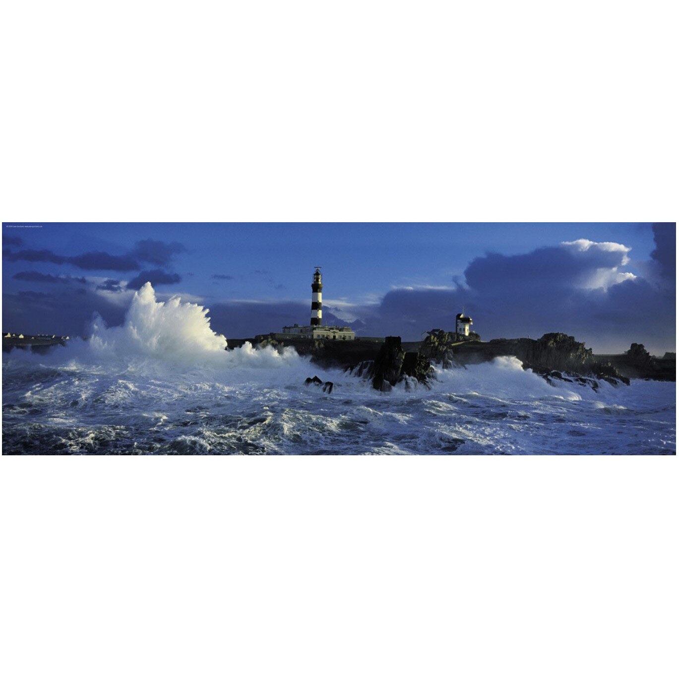 Puzzle panoramic Heye - Jean Guichard: Creach Lighthouse, Brittany, France, 1.000 piese (4946)