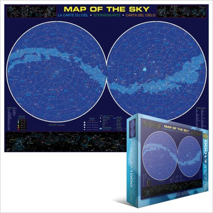 EuroGraphics 1000 db-os puzzle - Map of the Sky (6000-1010)