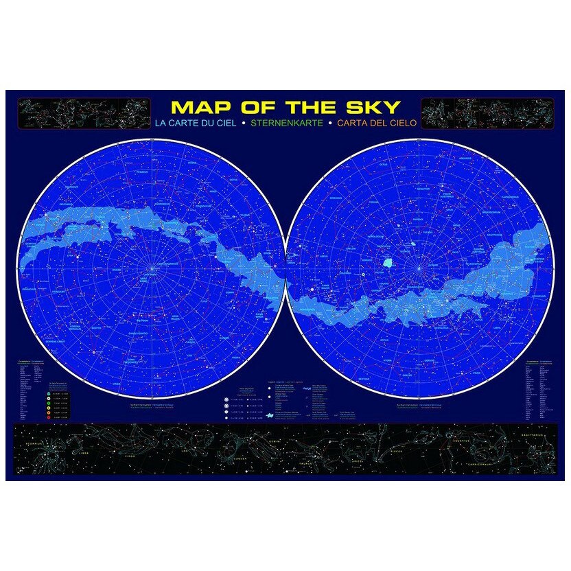 Puzzle Eurographics - Himmelskarte, 1.000 piese (42210)