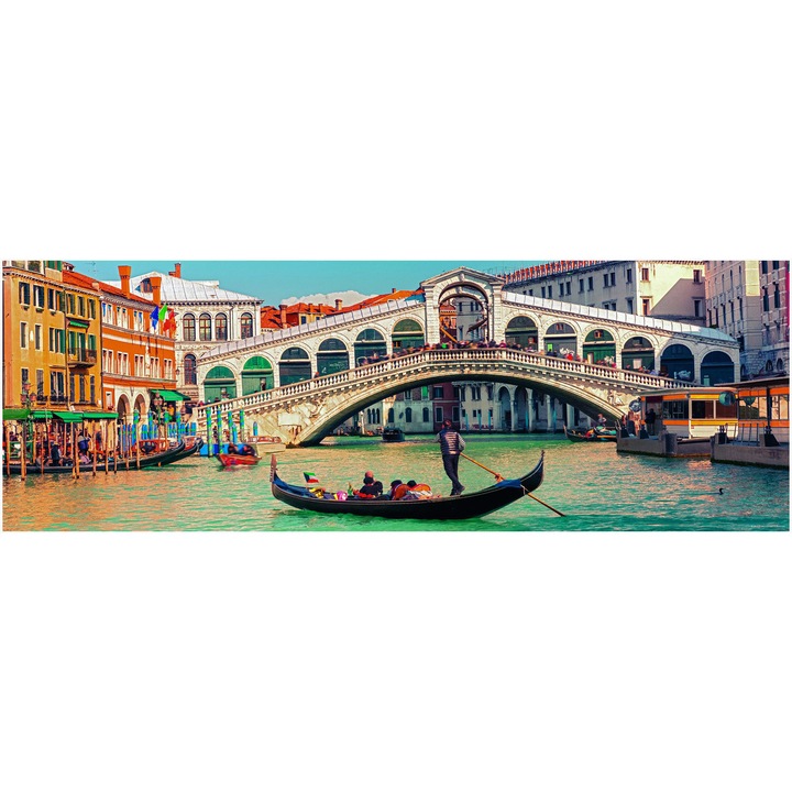 Puzzle panoramic Heye - Rialto Bridge, 1.000 piese (51809)