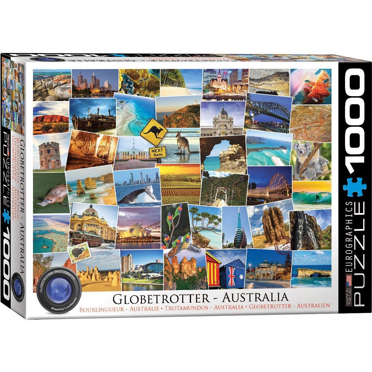 Puzzle Eurographics - Globetrotter Australia, 1.000 piese (53356)
