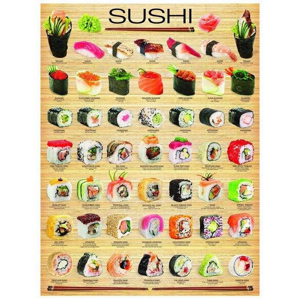Puzzle Eurographics - Sushi, 1.000 piese (42202)
