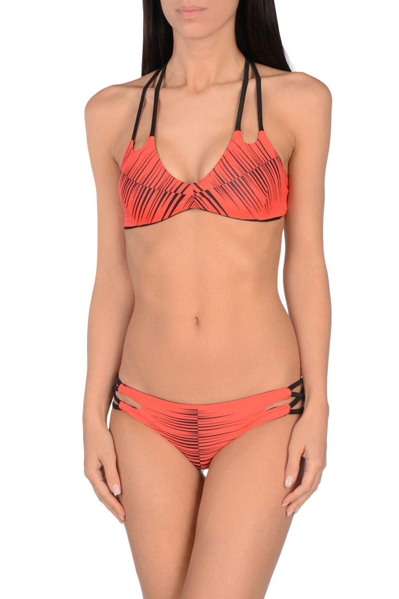 Costum baie dama set, KHONGBOONSWIMWEAR, Nimes, Negru