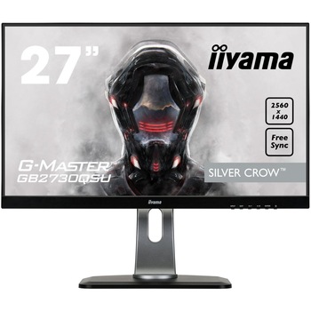 Monitor IIYAMA, G-MASTER GB2730QSU-B1 SILVER CROW, 1ms, QHD, FreeSync, 27 Monitor IIYAMA, G-MASTER GB2730QSU-B1 SILVER CROW, 1ms, QHD, FreeSync, 27