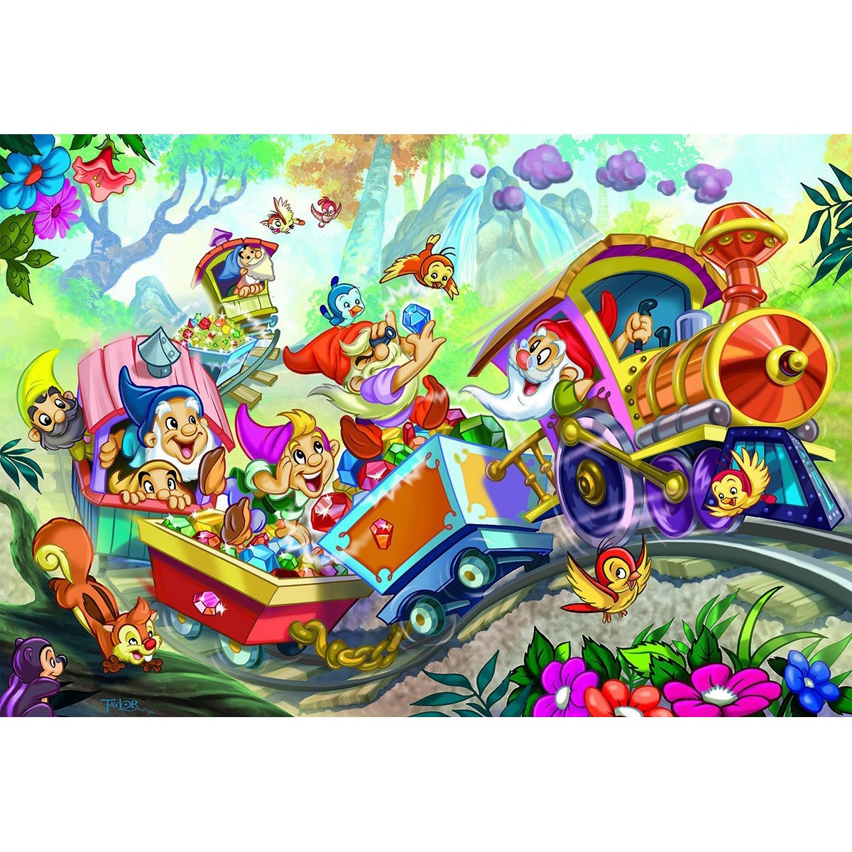 Puzzle Eurographics - Snow White and the Seven Dwarfs, 35 piese (53322)