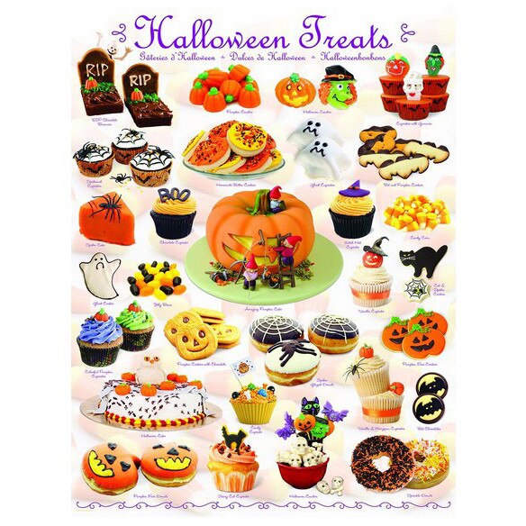 Puzzle Eurographics - Sussigkeiten zu Halloween, 1.000 piese (42166)