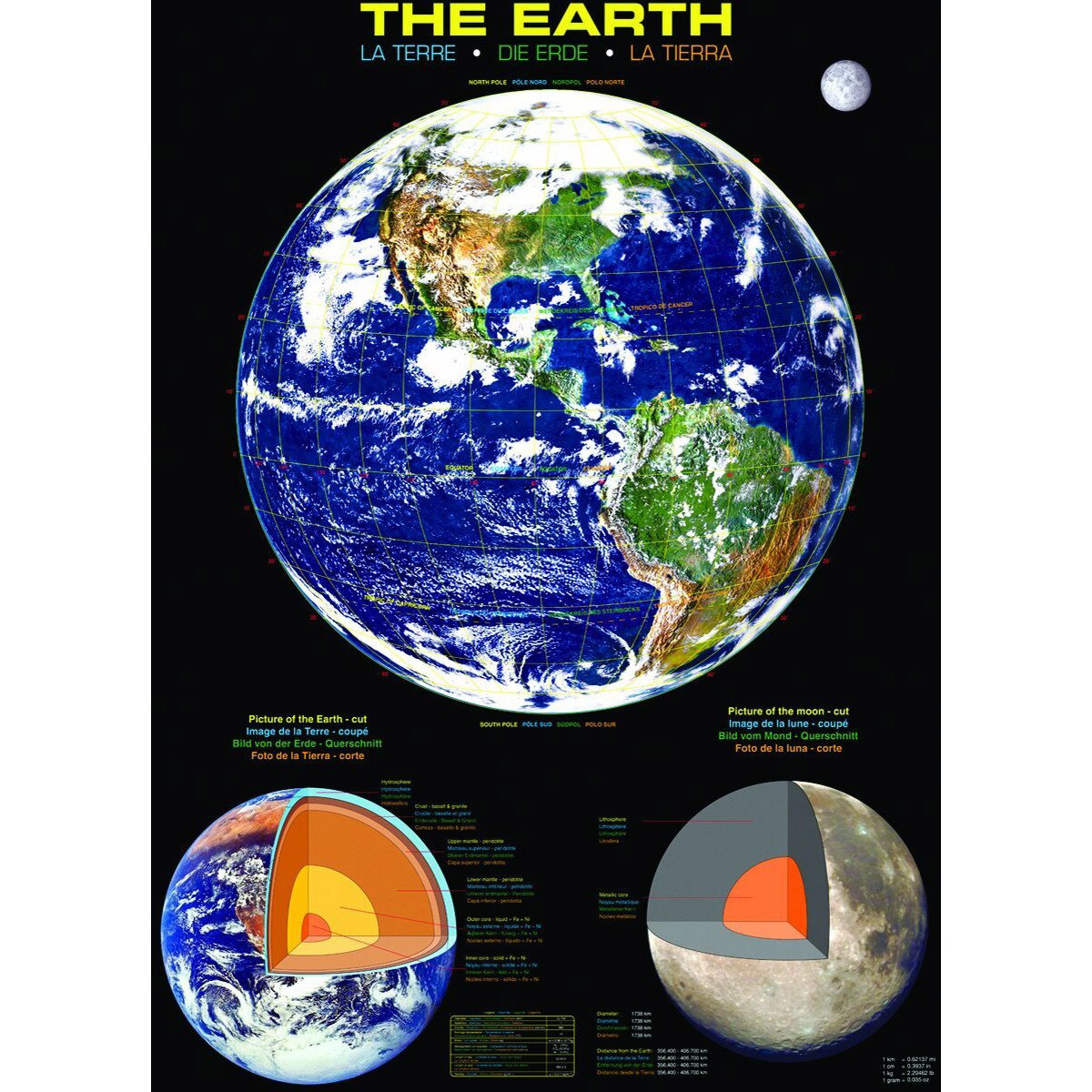 Puzzle Eurographics - The Earth, 1.000 piese (41891)
