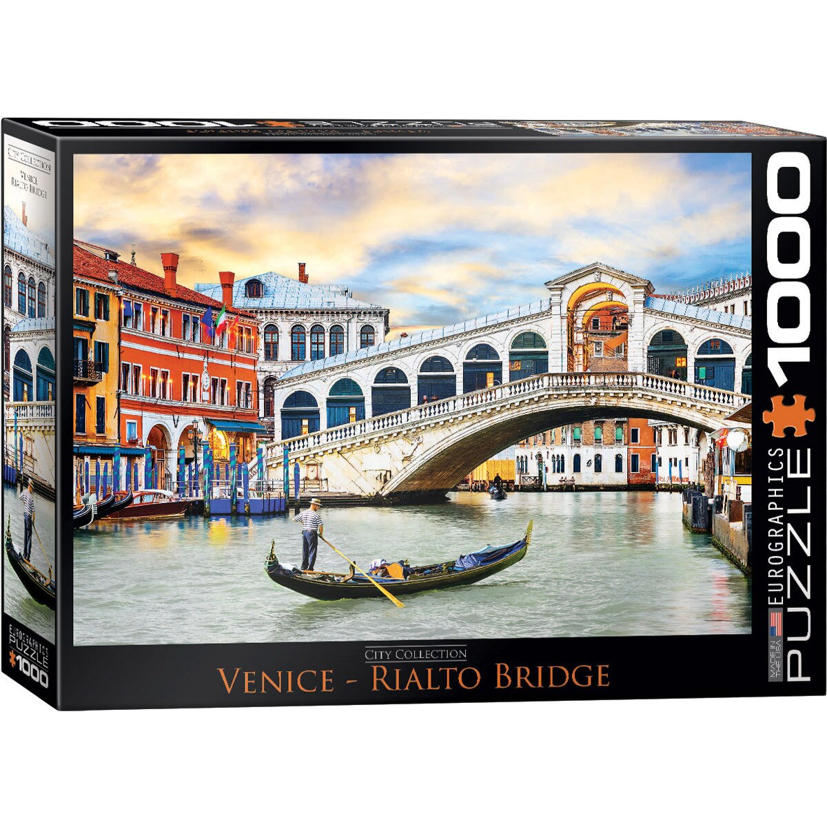 Puzzle Eurographics - Venice - Rialto Bridge, 1.000 piese (56018)