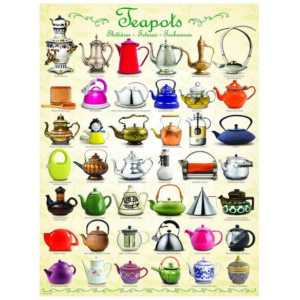 Puzzle Eurographics - Teekannen, 1.000 piese (42204)