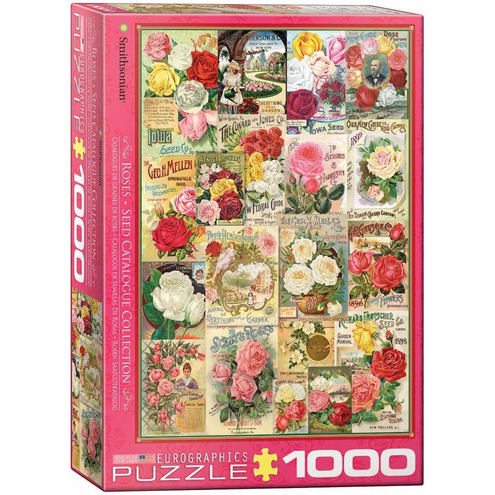 Puzzle Eurographics - Roses Seed Catalogue, 1.000 piese (53293)