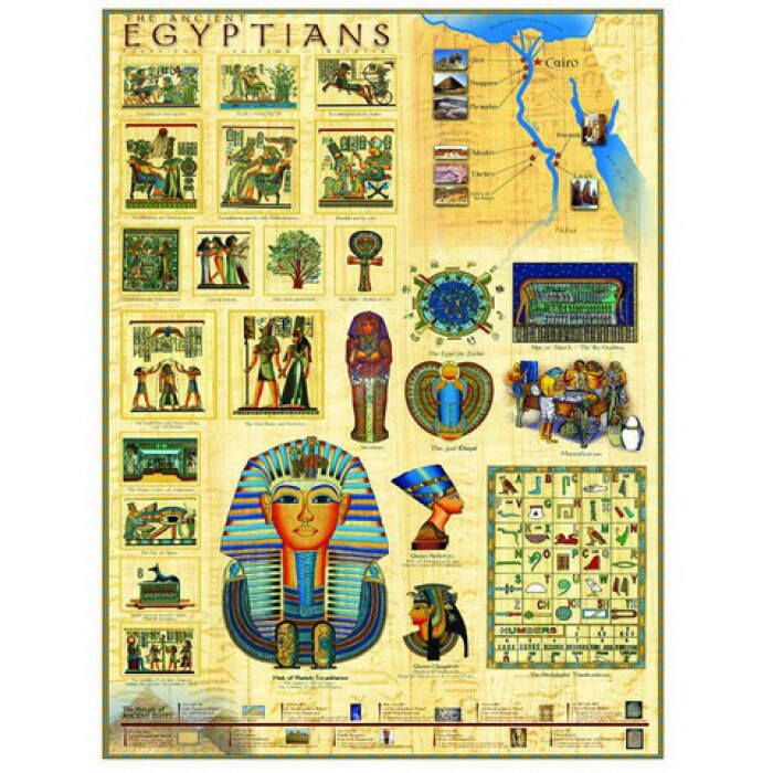 Puzzle Eurographics - The Ancient Egyptians, 1.000 piese (2230)