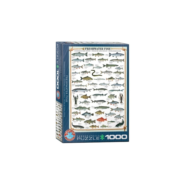 EuroGraphics 1000 db-os puzzle - Freshwater Fish (6000-0312)