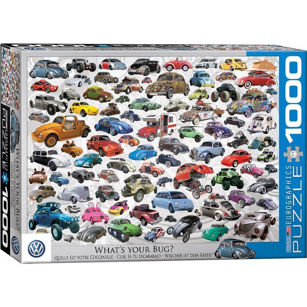 Puzzle Eurographics - VW Beetle - What's your Bug?, 1.000 piese (56028)