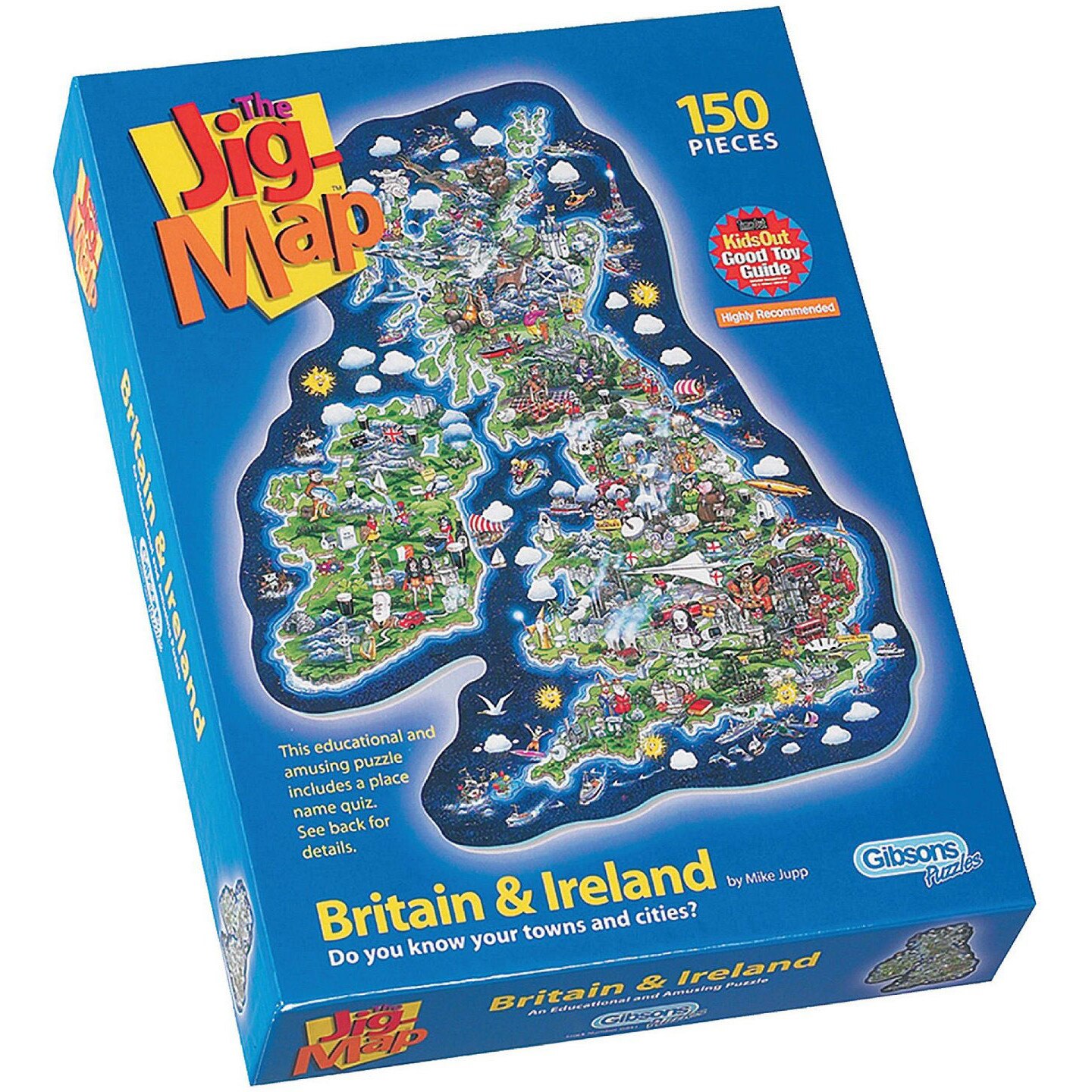 Puzzle Gibsons - Maxi - Great Britain and Ireland, 150 piese XXL (3118)