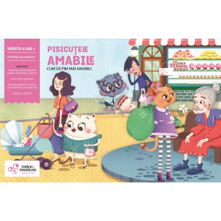 Joc interactiv Chalk and Chuckles - Pisicutele amabile
