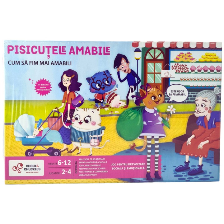 Joc interactiv Chalk and Chuckles - Pisicutele amabile