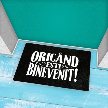 Covoras Oricand Esti Binevenit 60x40 Cm Emag Ro