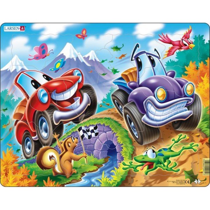 Larsen maxi puzzle 22 db-os maxi - Autók US11