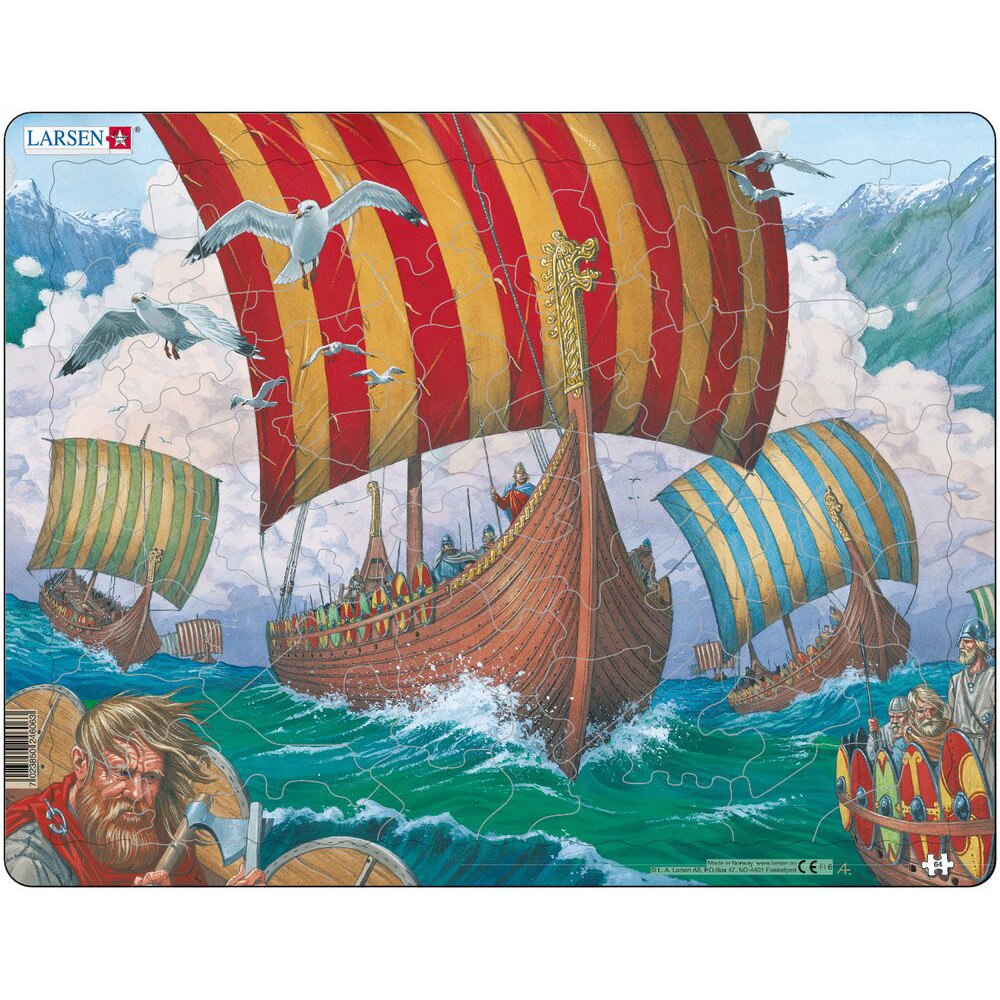 Puzzle Larsen - Die Wikinger, 64 piese (48431)