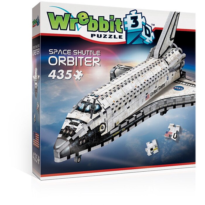 Puzzle 3D Wrebbit - Orbiter Space Shuttle, 435 piese (57018)