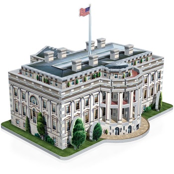 Puzzle 3D Wrebbit - The White House, 490 piese (52539) Puzzle 3D Wrebbit - The White House, 490 piese (52539)
