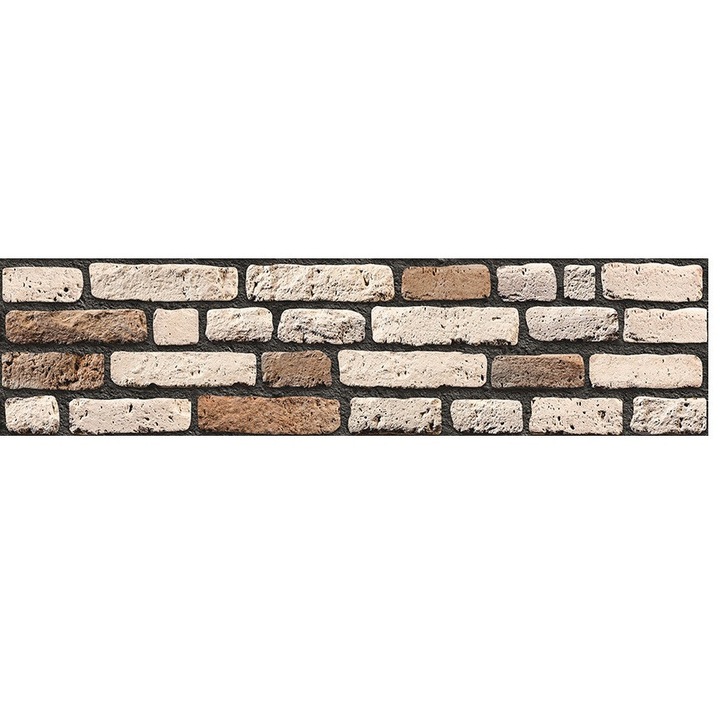 Panou decorativ polistiren cu rasina, de imitatie caramida in relief, S-651-005, dimensiune 1200x300x20 mm