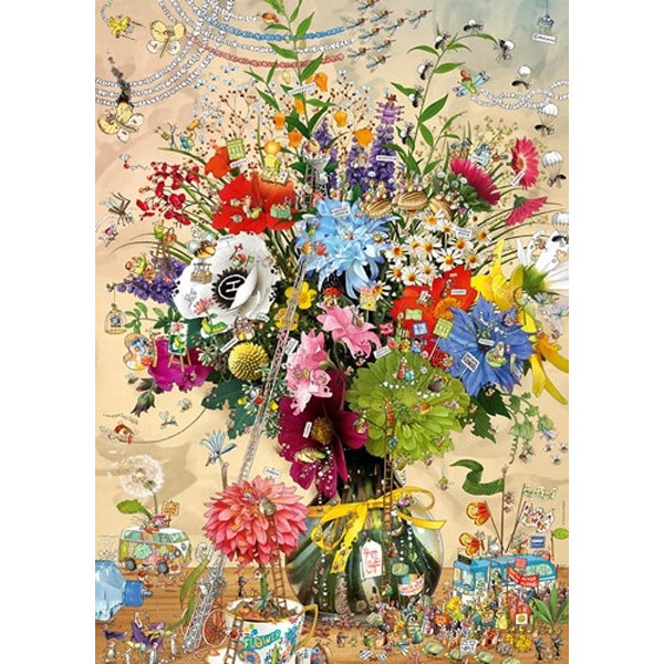 Puzzle Heye - Marino Degano: Flower's Life, 1.000 piese (57743)