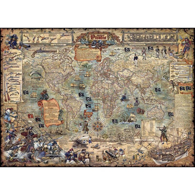 Puzzle Heye - Pirate World, 2.000 piese (65189)