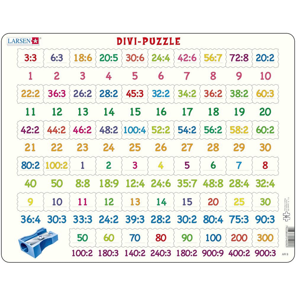 Puzzle Larsen - Divi (Division), 58 piese (47832)