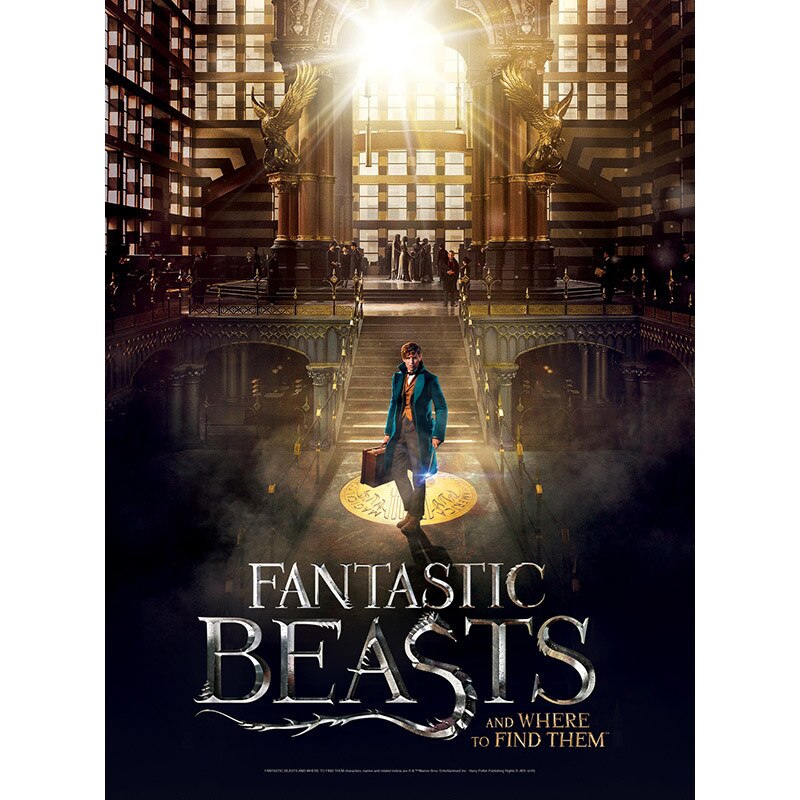 Puzzle Wrebbit - Poster Fantastic Beasts - Macusa, 500 piese (57049)