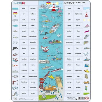 Puzzle Larsen - Learning English 8, 64 piese (48405) Puzzle Larsen - Learning English 8, 64 piese (48405)