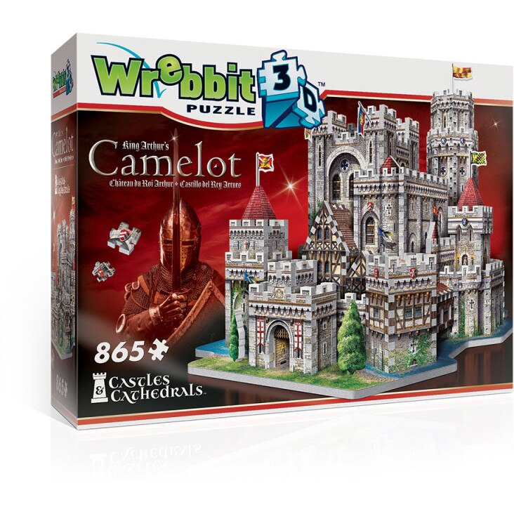 Puzzle 3D Wrebbit - King Arthur's Camelot, 865 piese (65557)